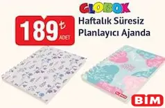 GLOBOX HAFTALIK SÜRESİZ PLANLAYICI AJANDA fiyat ve kampanya bilgisi